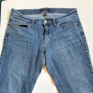 BR Classic Blue Straight Leg CROPPED Jeans